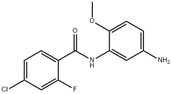 N-(5-amino-2-methoxyphenyl)-4-chloro-2-fluorobenzamide