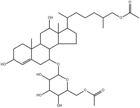 [(25R)-26-(Acetyloxy)-3α,12α-dihydroxycholest-4-en-7α-yl] β-D-galactopyranoside 6-acetate
