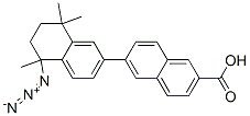 6-(5-azido-5,6,7,8-tetrahydro-5,8,8-trimethyl-2-naphthalenyl)-2-naphthalenecarboxylic acid