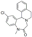 (+)-2-Chloro-5,9,10,14b-tetrahydro-5-methylisoquino[2,1-d][1,4]benzodiazepin-6(7H)-one