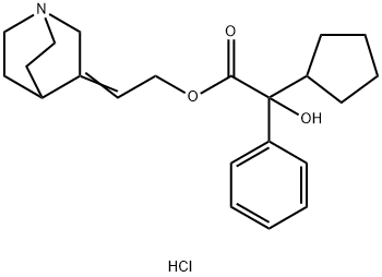 [(2E)-2-(1-azoniabicyclo[2.2.2]oct-3-ylidene)ethyl] 2-cyclopentyl-2-hy droxy-2-phenyl-acetate chloride