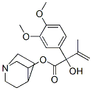 1-azabicyclo[2.2.2]oct-8-yl 2-(3,4-dimethoxyphenyl)-2-hydroxy-3-methyl -but-3-enoate