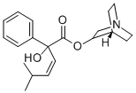 MANDELIC ACID, alpha-(3-METHYL-1-BUTENYL)-, 3-QUINUCLIDINYL ESTER, (Z) -