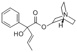 3-Quinuclidyl phenyl(trans-1-propenyl)glycolate