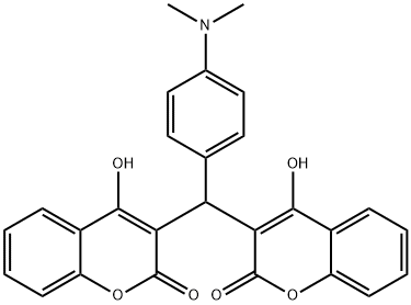 3,3′-(4-二甲氨基苯亚甲基)-双-4-羟基香豆素