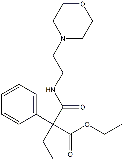 N-(2-Morpholinoethyl)phenylethylmalonamidic acid ethyl ester
