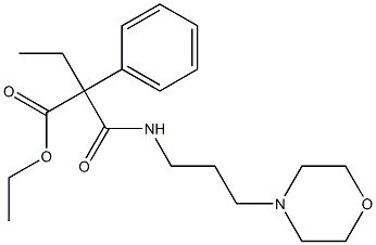 N-(3-Morpholinopropyl)phenylethylmalonamidic acid ethyl ester