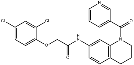 2-(2,4-dichlorophenoxy)-N-[1-(pyridin-3-ylcarbonyl)-1,2,3,4-tetrahydroquinolin-7-yl]acetamide