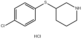 3-((4-CHLOROPHENYL)THIO)PIPERIDINE HYDROCHLORIDE