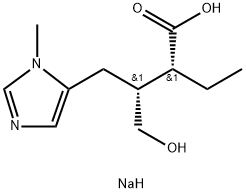[R-(R*,R*)]-ALPHA-乙基-BETA-羟甲基-1-甲基-1H-咪唑-5-丁酸单钠盐