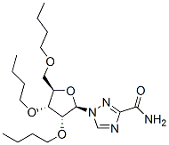 1-[(2R,3R,4R,5R)-3,4-dibutoxy-5-(butoxymethyl)oxolan-2-yl]-1,2,4-triaz ole-3-carboxamide