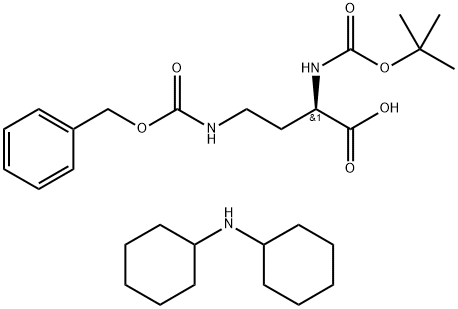 N-叔丁氧羰基-N'-苄氧羰基-D-2,4-二氨基丁酸二环己胺盐