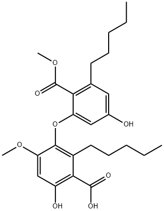 5-[5-Hydroxy-2-(methoxycarbonyl)-3-pentylphenoxy]-4-methoxy-6-pentylsalicylic acid