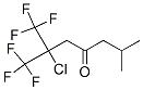 2-Chloro-1,1,1-trifluoro-6-methyl-2-(trifluoromethyl)-4-heptanone
