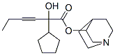 1-azabicyclo[2.2.2]oct-8-yl 2-cyclopentyl-2-hydroxy-hex-3-ynoate