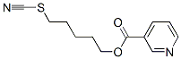 5-thiocyanatopentyl pyridine-3-carboxylate