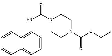 1-Carboethoxy-4-(1-naphthylcarbamyl)piperazine