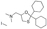 2,2-dicyclohexyl-5-((dimethylamino)methyl)-1,3-oxathiolane methiodide