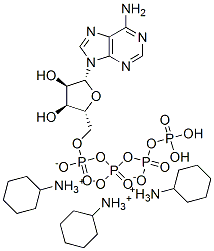 adenosine 5'-tetraphosphate, tri(cyclohexylammonium) salt
