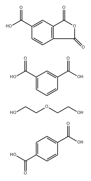 1,3-Benzenedicarboxylic acid, polymer with 1,4-benzenedicarboxylic acid, 1,3-dihydro-1,3-dioxo-5-isobenzofurancarboxylic acid and 2,2-oxybisethanol
