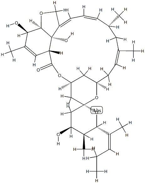 (6R,23S,25S)-5-O-Demethyl-28-deoxy-6,28-epoxy-23-hydroxy-25-(1-methyl-1-butenyl)milbemycin B