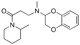 3-(7,10-dioxabicyclo[4.4.0]deca-1,3,5-trien-9-ylmethylamino)-1-(2-meth yl-1-piperidyl)propan-1-one