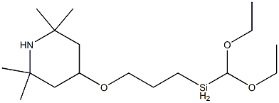4-[3-(diethoxymethylsilylpropoxy)-2,2,6,6-tetramethyl]piperidine