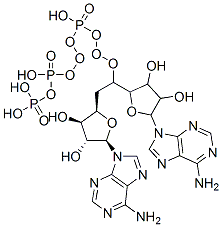 [[1,2-bis[(2R,3R,4R,5R)-5-(6-aminopurin-9-yl)-3,4-dihydroxy-oxolan-2-y l]ethoxy-hydroxy-phosphoryl]oxy-hydroxy-phosphoryl]oxyphosphonic acid