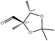 1,3-Dioxolane-4-carboxaldehyde, 2,2,4,5-tetramethyl-, trans- (9CI)