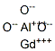 Aluminum gadolinium oxide, solid soln. with aluminum yttrium oxide, gallium gadolinium oxide and gallium yttrium oxide, cerium and praseodymium and terbium-doped