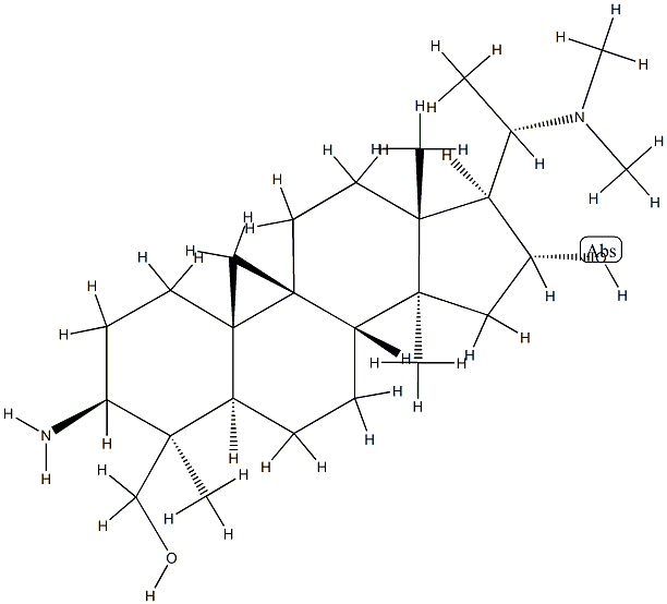 (20S)-3β-Amino-16α-hydroxy-4,14-dimethyl-20-(dimethylamino)-9β,19-cyclo-5α-pregnane-4β-methanol