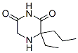 2,6-Piperazinedione,3-ethyl-3-propyl-(6CI)