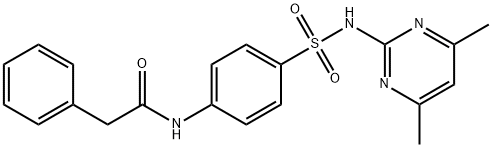 N-(4-(N-(4,6-dimethylpyrimidin-2-yl)sulfamoyl)phenyl)-2-phenylacetamide