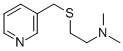 Pyridine, 3-(((2-(dimethylamino)ethyl)thio)methyl)-