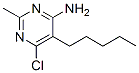 6-chloro-2-methyl-5-pentyl-pyrimidin-4-amine