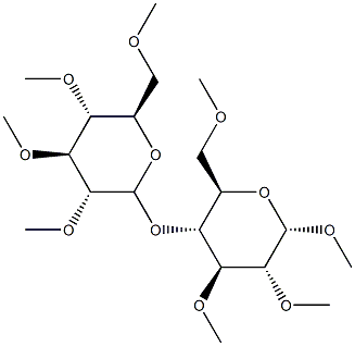 4-O-(2-O,3-O,4-O,6-O-Tetramethyl-β-D-glucopyranosyl)-1-O,2-O,3-O,6-O-tetramethyl-β-D-glucopyranose