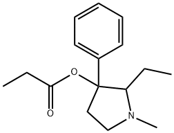 2-ethyl-1-methyl-3-phenyl-pyrrolidin-3-ol, propanoate