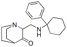 2-[[(1-Phenylcyclohexyl)amino]methyl]quinuclidin-3-one