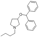 3-(Diphenylmethoxy)-1-butylpyrrolidine
