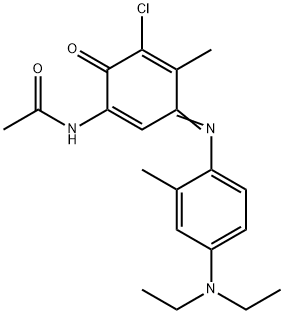 N-[5-氯-3-[4-(二乙基氨基)-2-甲基苯基亚氨基]-4-甲基-6-氧代-1,4-环己二烯基]乙酰胺