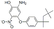 2-Amino-5-nitro-4-[p-(1,1,3,3-tetramethylbutyl)phenoxy]phenol