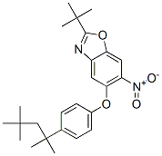 2-TERT-BUTYL-6-NITRO-5-(PARA-(1,1,3,3-TETRAMETHYLBUTYL)PHENOXY)BENZOXAZOLE