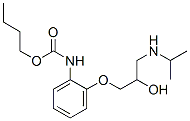 butyl N-[2-[2-hydroxy-3-(propan-2-ylamino)propoxy]phenyl]carbamate