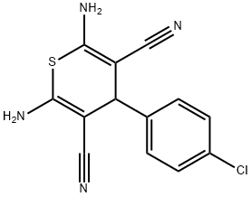2,6-二氨基-4-(4-氯-苯基)-4H-硫代吡喃-3,5-二甲腈