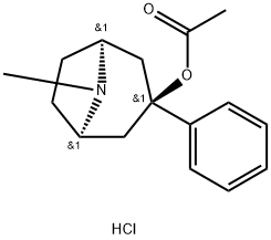 8-Azabicyclo[3.2.1]octan-3-ol, 8-Methyl-3-phenyl-, acetate (ester), hydrochloride, endo-