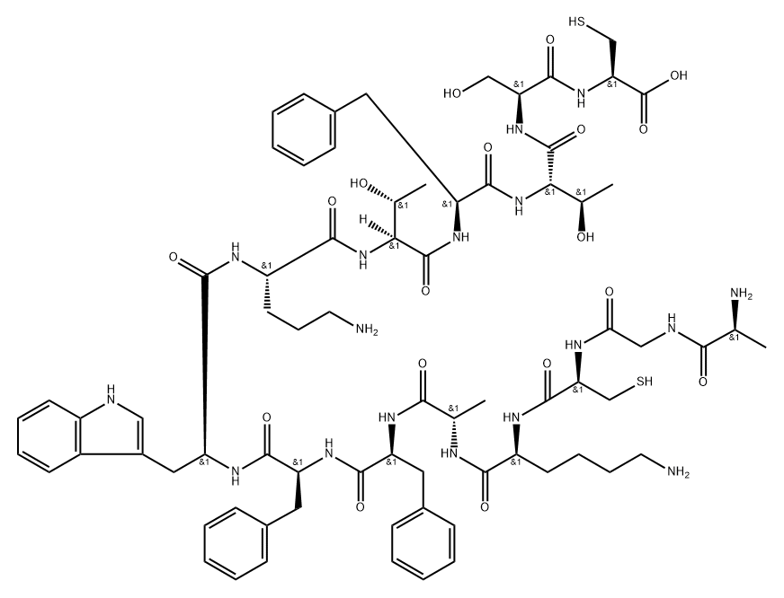 somatostatin, Ala(5)-Orn(9)-