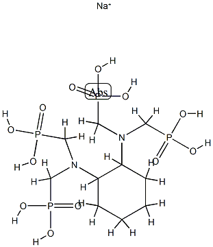 [cyclohexane-1,2-diylbis[nitrilobis(methylene)]]tetrakisphosphonic acid, sodium salt