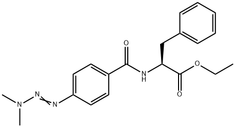 ethyl 2-[(4-dimethylaminodiazenylbenzoyl)amino]-3-phenyl-propanoate