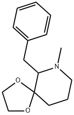 1,4-Dioxa-7-azaspiro(4,5)decane, 7-methyl-6-(phenylmethyl)-