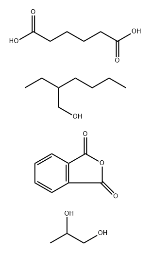 Hexanedioic acid, polymer with 2-ethyl-1-hexanol, 1,3-isobenzofurandione and 1,2-propanediol